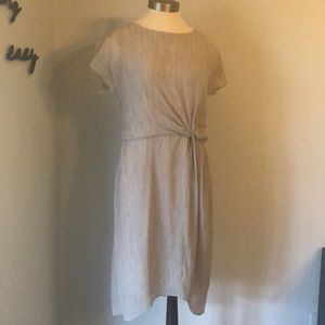 H by Halston Print Dress with Twist